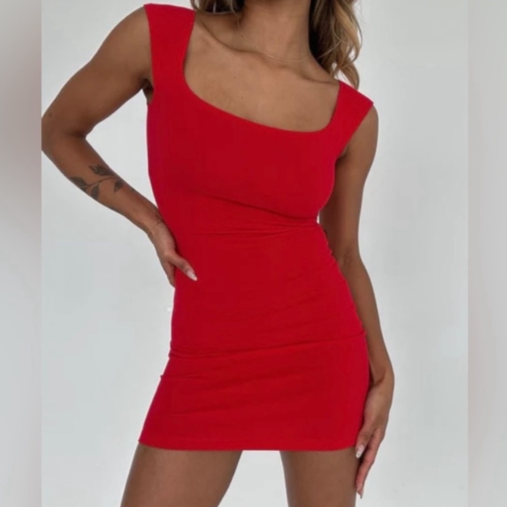 Rumored Be Mine Red Mini Dress